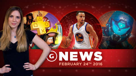 GS News - Stephen Curry Outplays his NBA 2K16 Self; Halo 5's Free Update, Hammer Storm, Out Today; PlayStation Plus Full