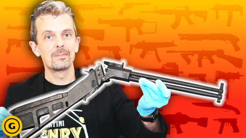 Experto en armas de fuego reacciona a raros hot dogs, herraduras y granadas de mano Pistolas PARTE 2