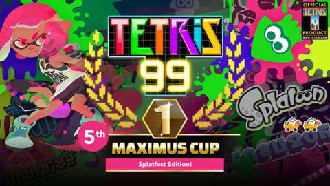 Tetris 99 Splatoon Themed Maximus Cup