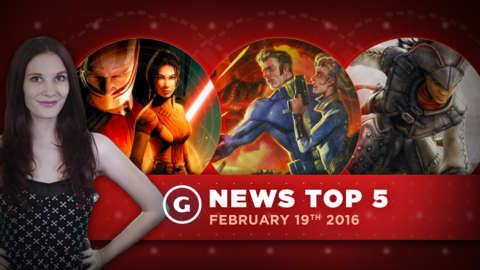 GS News Top 5 - Fallout 4 DLC, Star Wars KOTOR Remake, and Free Steam Games!