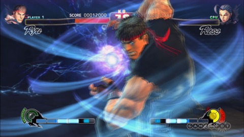CES 2009: Street Fighter IV Console Arcade Mode - Fight 1: Ryu vs. Rose (HD)