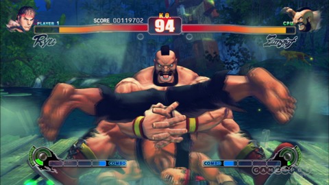 CES 2009: Street Fighter IV Console Arcade Mode - Fight 4: Ryu vs. Zangief (HD)