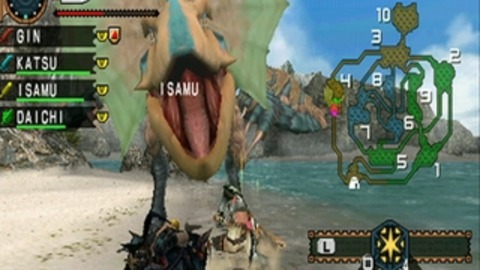 Monster Hunter Freedom Unite - Multiplayer Hunt Gameplay Movie
