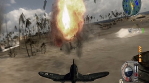 Battlestations: Pacific - Pill Box Gun Runs Gameplay Movie