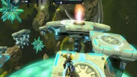 Ratchet & Clank Future: A Crack in Time - Space Platforming Gameplay Movie