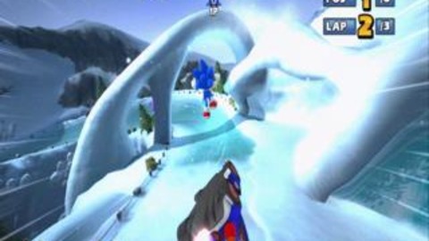 Sonic & Sega All-Stars Racing - Sonic Race Gameplay Movie