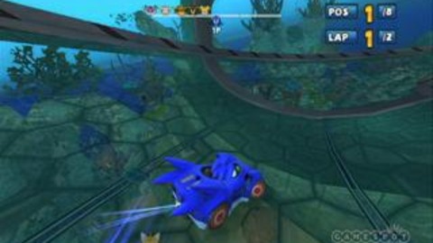 Sonic & Sega All-Stars Racing - Underwater Karting Gameplay Movie