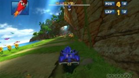 Sonic & Sega All-Stars Racing - Sonic Run Gameplay Movie