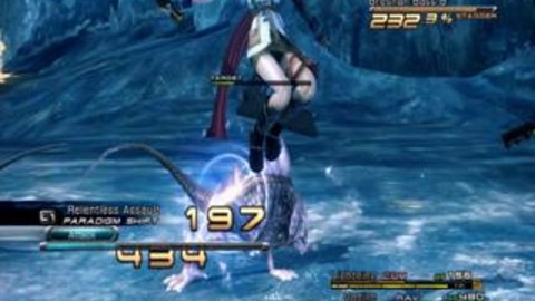 Final Fantasy XIII - Snow Battle Gameplay Movie