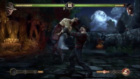Mortal Kombat Freddy Krueger vs. Liu Kang Gameplay Movie