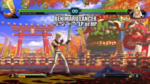 Gamescom 2011: The King of Fighters XIII - Benimaru Nikaido Gameplay Video