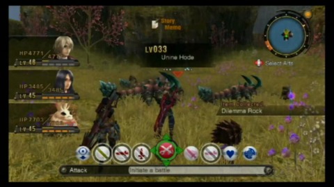 Xenoblade Chronicles Multiple Monsters Gameplay