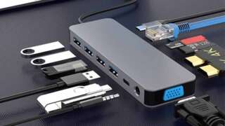 Streamline Your Desktop With This 13-In-1 USB Hub