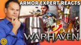 Historian & Armor Expert Reacts to Warhaven's Arms & Armor